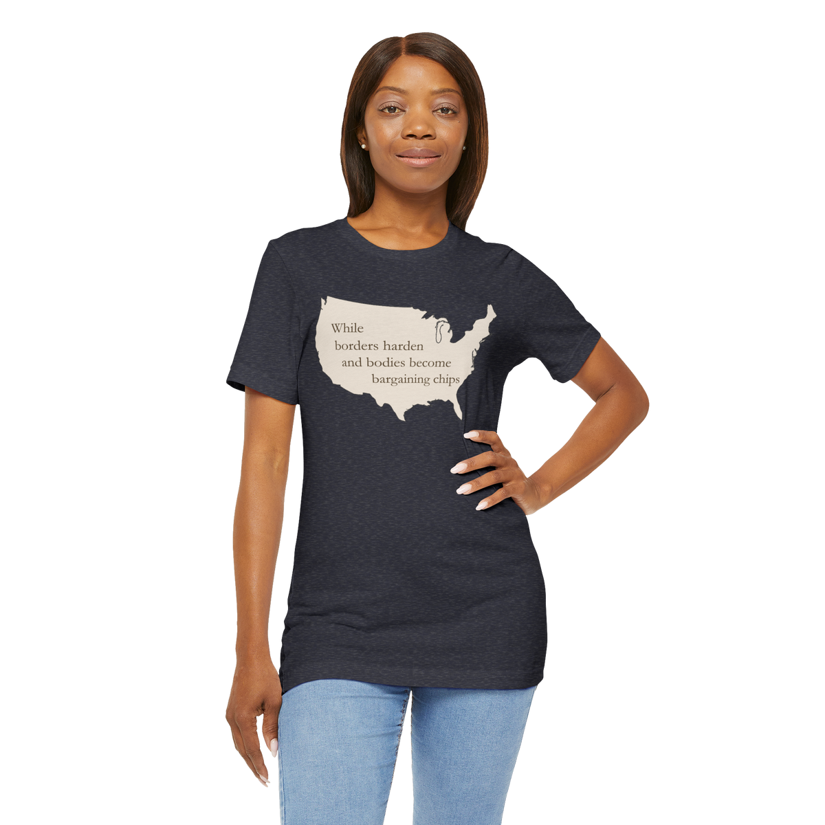 Witness: While Borders Harden — Unisex T-Shirt