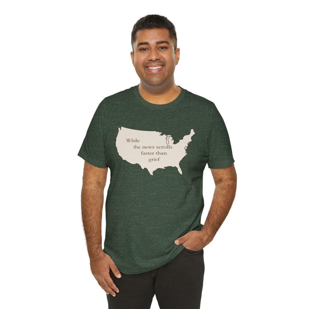 Witness: While News Scrolls — Unisex T-Shirt