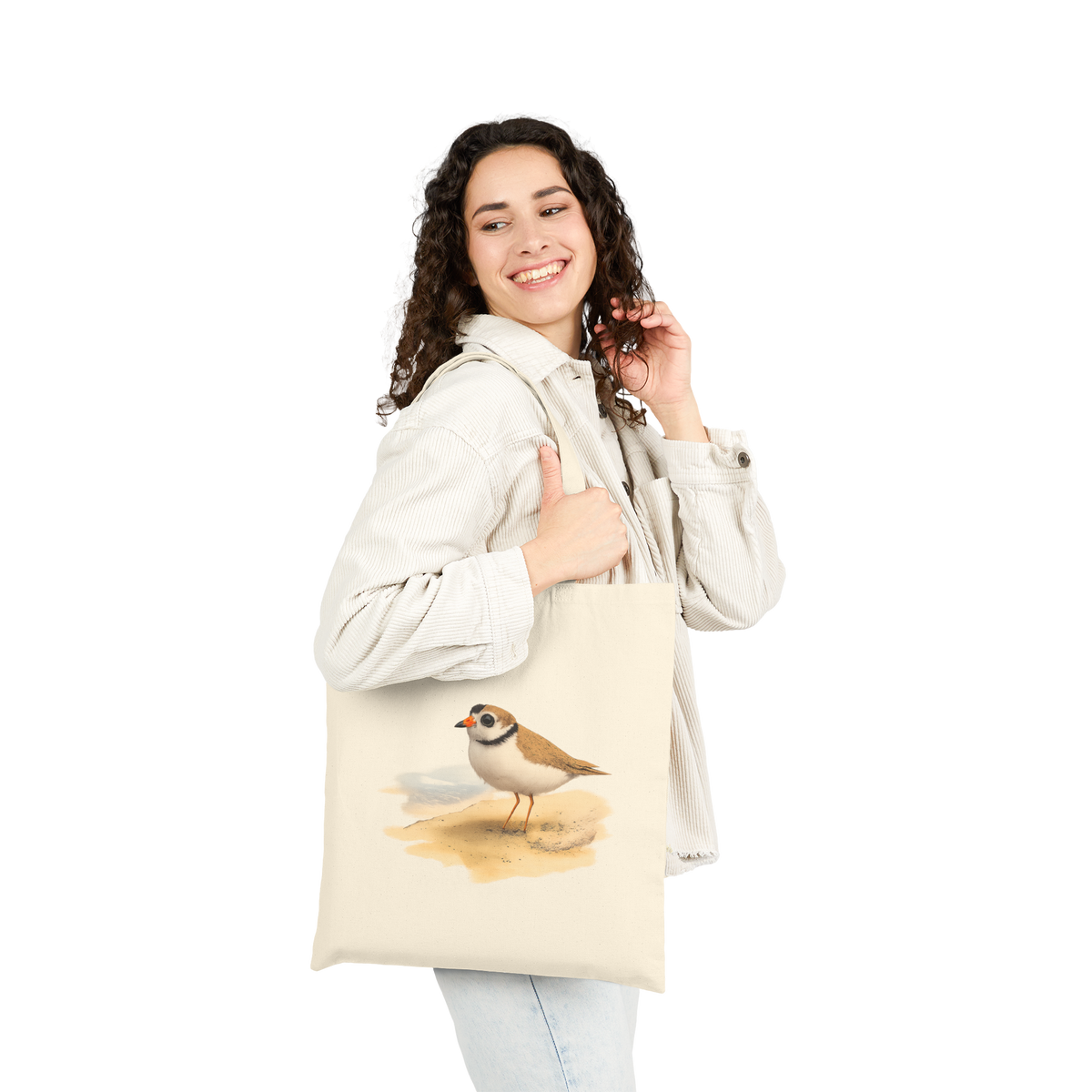 Coastal Plover Canvas Eco-Friendly Tote