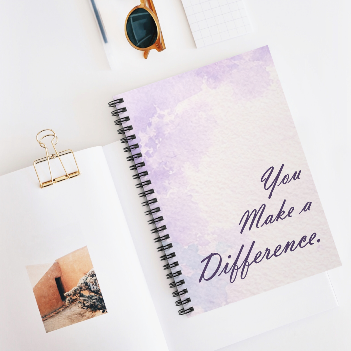 You Make a Difference — Spiral Notebook