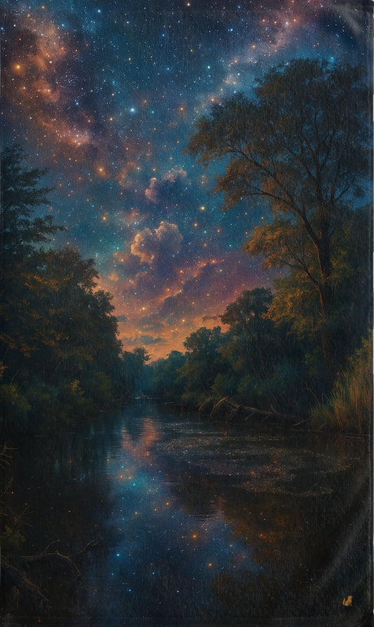 Starlit Canopy – Celestial Hand Towel