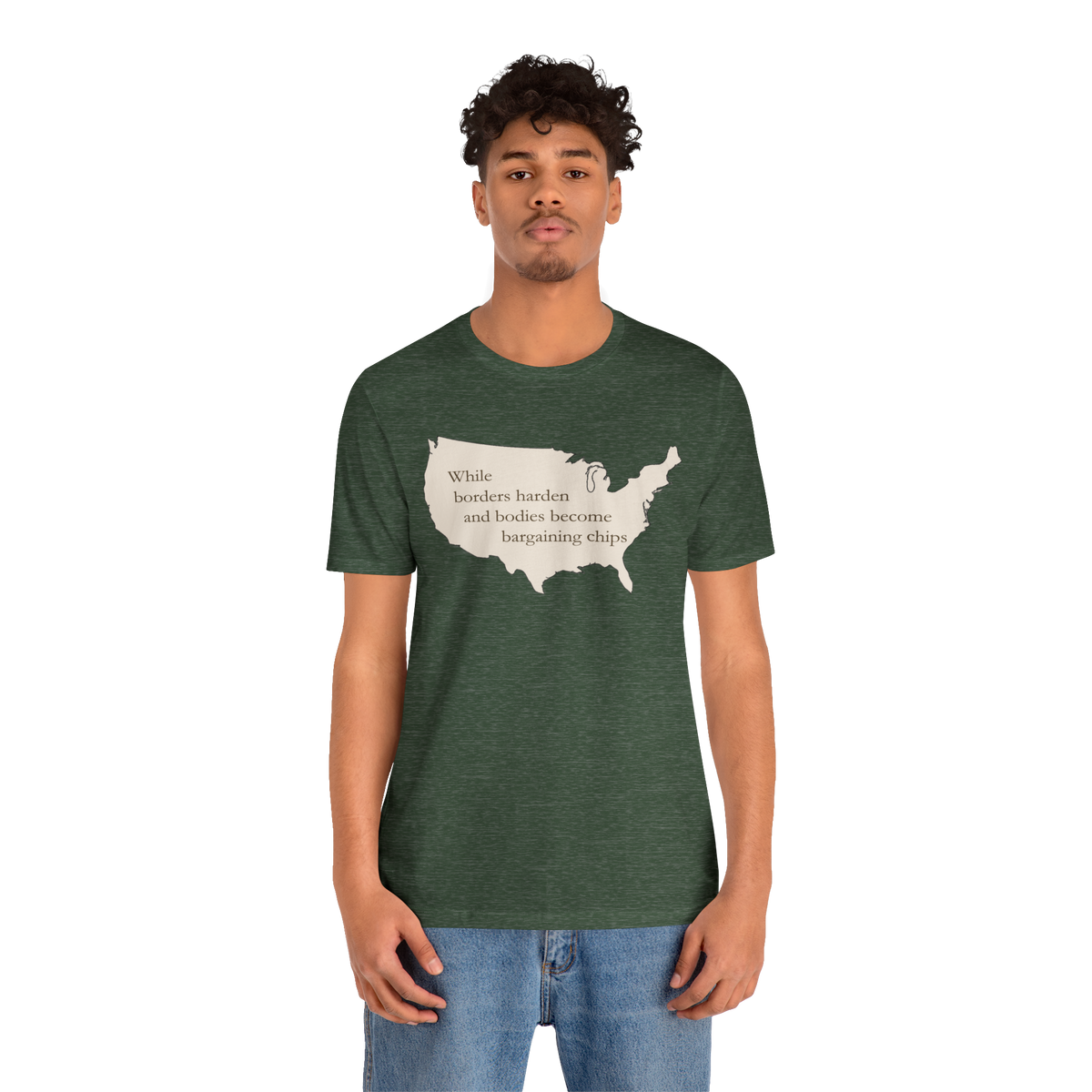 Witness: While Borders Harden — Unisex T-Shirt