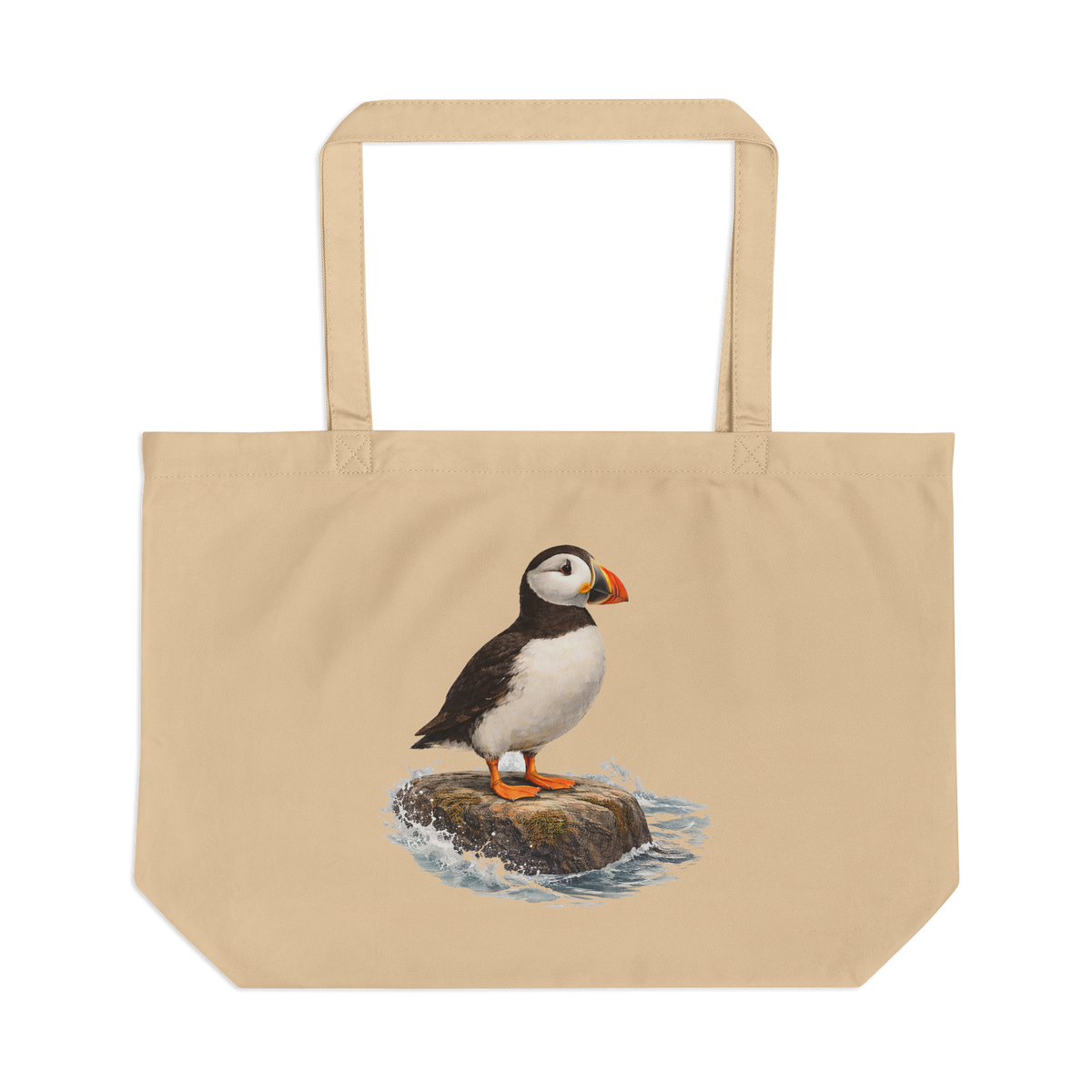 Coastal Puffin Tote, Large