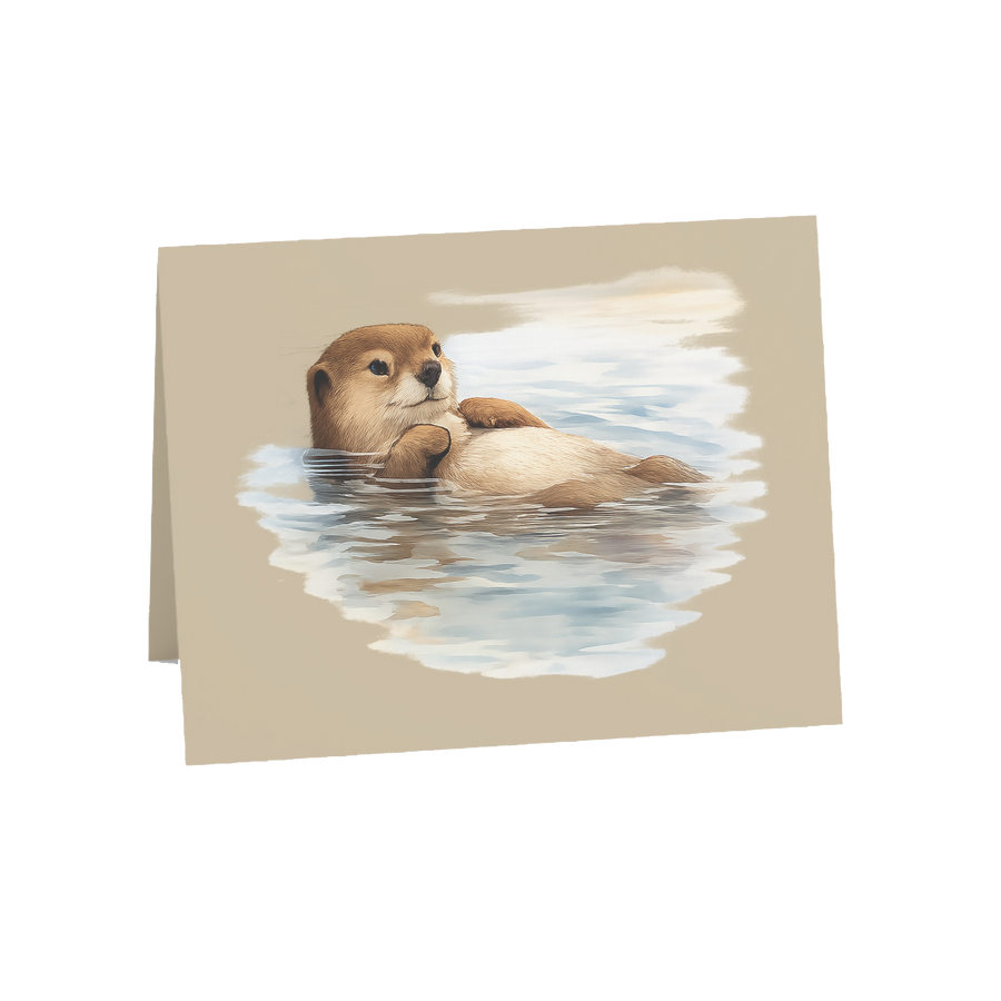 Coastal Otter Greeting Cards, 10ct