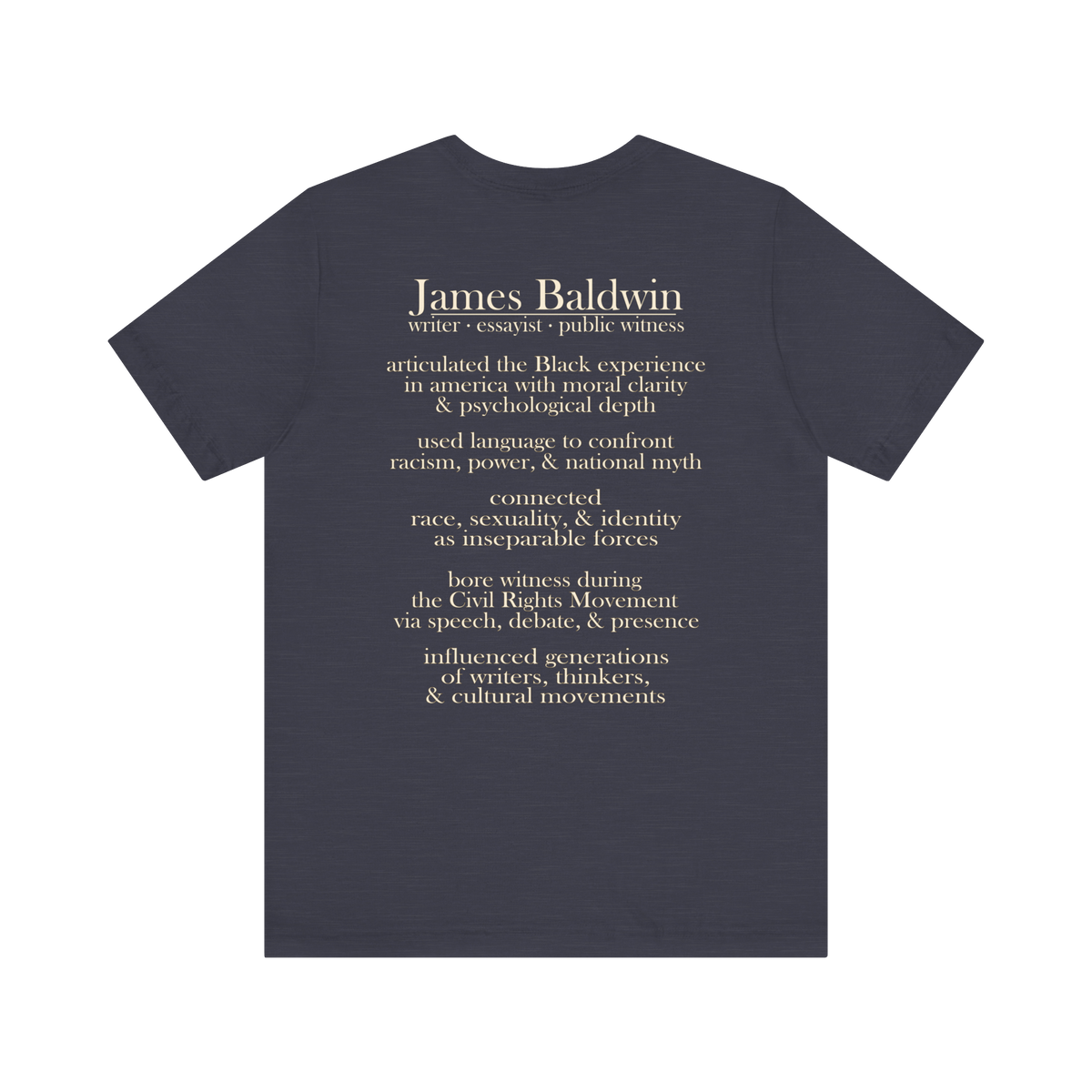 James Baldwin Tribute Unisex T-Shirt