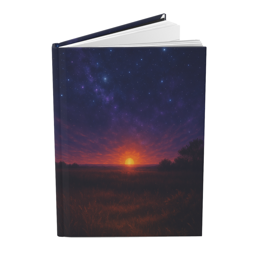 Dreamy Meadow Hardcover Journal, Ruled Line