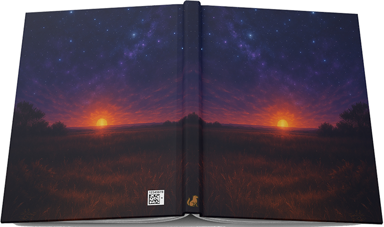 Dreamy Meadow Hardcover Journal, Ruled Line