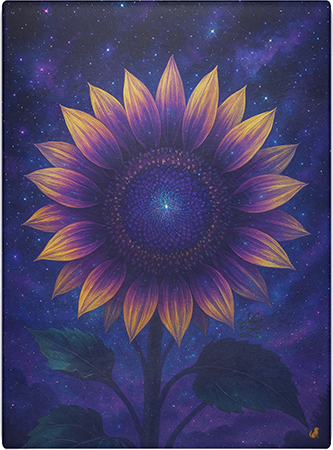 Nebula Bloom Glass Cutting Board